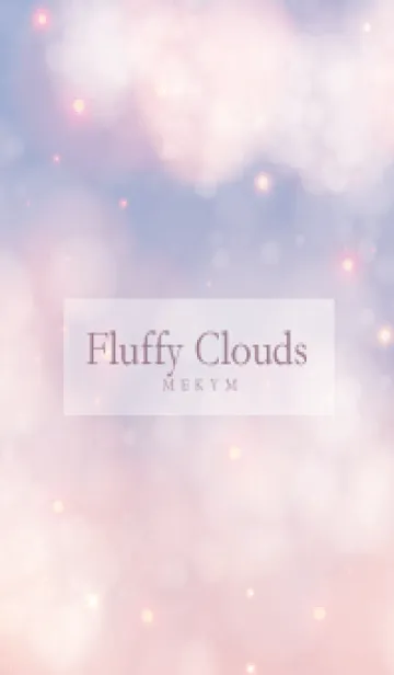 [LINE着せ替え] Fluffy Clouds PURPLE SKY - MEKYM 28の画像1