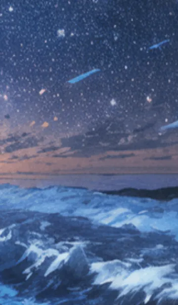 [LINE着せ替え] 秋の夜空#LF12。の画像1