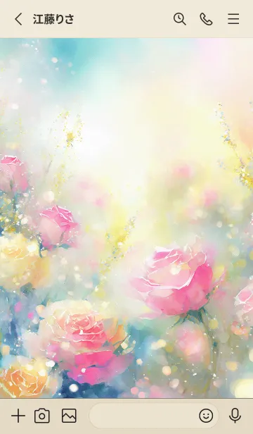 [LINE着せ替え] 薔薇(バラ)の花の着せかえ(R108)の画像2