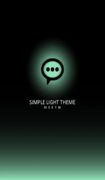 [LINE着せ替え] BLACK-SIMPLE LIGHT ICON GRADATION 23の画像1