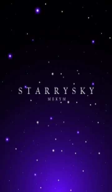 [LINE着せ替え] BLACK-STARRY SKY STAR 23の画像1