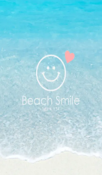 [LINE着せ替え] Beach Smile -HEART- 12の画像1
