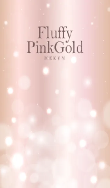 [LINE着せ替え] Fluffy Pink Gold HEART - MEKYM 28の画像1