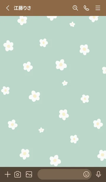 [LINE着せ替え] Floret Pattern - VSC 05-02の画像2