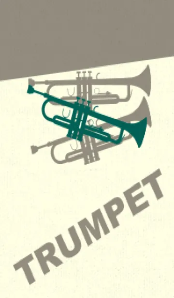 [LINE着せ替え] Trumpet CLR ホリーグリーンの画像1