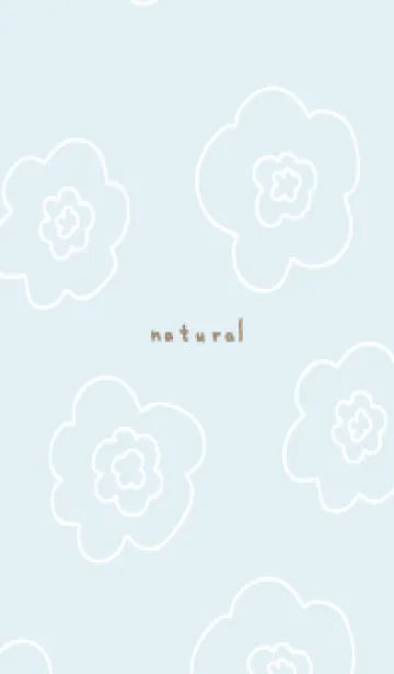 [LINE着せ替え] 線の花 北欧風26の画像1