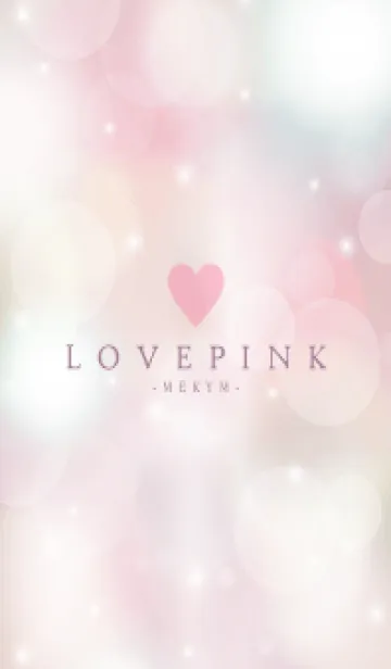 [LINE着せ替え] LOVE PINK - MEKYM 21の画像1