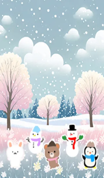 [LINE着せ替え] 可愛い北欧風着せかえ(Winter-173)の画像1