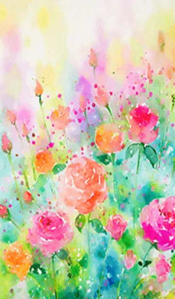 [LINE着せ替え] 薔薇(バラ)の花の着せかえ(R129)の画像1