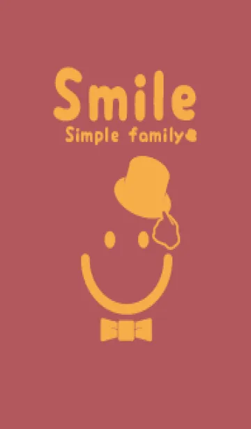 [LINE着せ替え] スマイル＆紳士 クラーレットの画像1