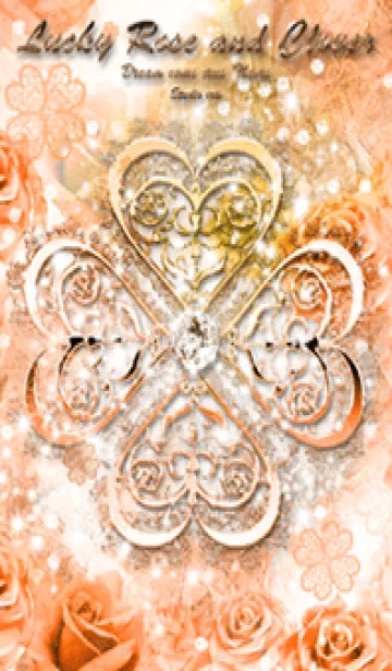 [LINE着せ替え] 願いを叶えるバラとクローバー Rose pinkの画像1