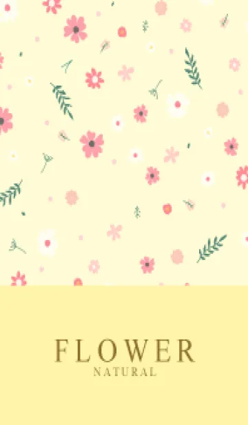 [LINE着せ替え] FLOWER YELLOW - NATURAL-39の画像1