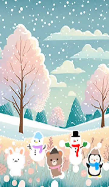 [LINE着せ替え] 可愛い北欧風着せかえ(Winter-176)の画像1