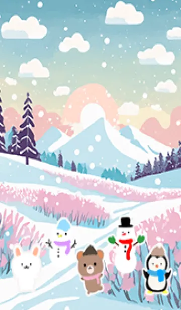 可愛い北欧風着せかえ(Winter-177)のLINE着せ替え