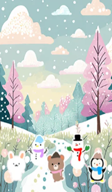 [LINE着せ替え] 可愛い北欧風着せかえ(Winter-178)の画像1