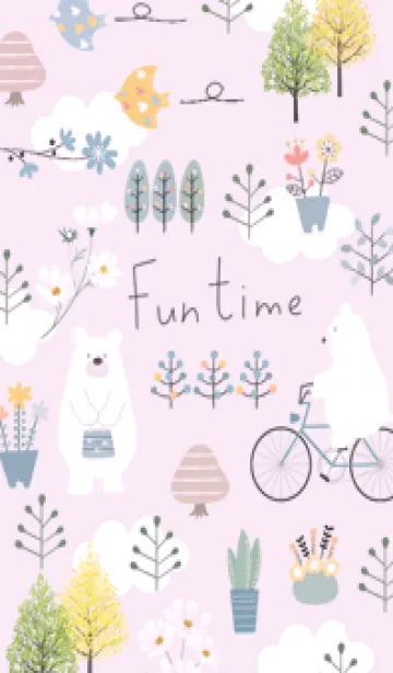 [LINE着せ替え] pinkpurple♡楽しい時間11_1の画像1