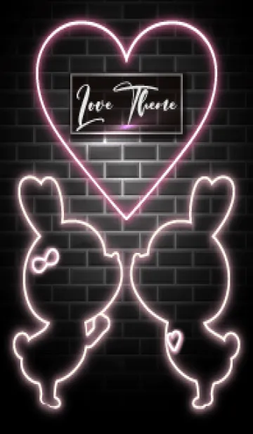 [LINE着せ替え] LOVE THEME -NEON- 34の画像1