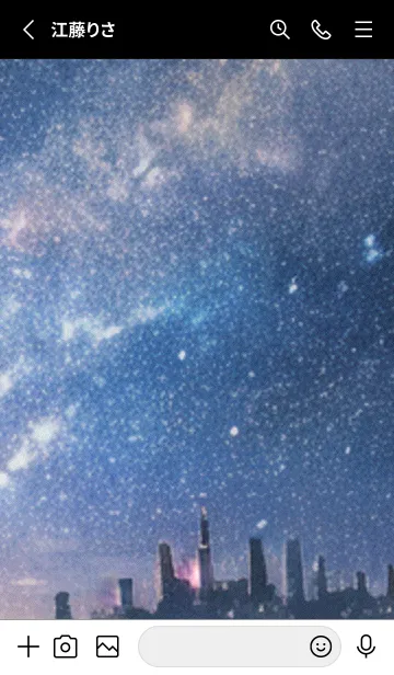 [LINE着せ替え] 秋の夜空#LG06。の画像2