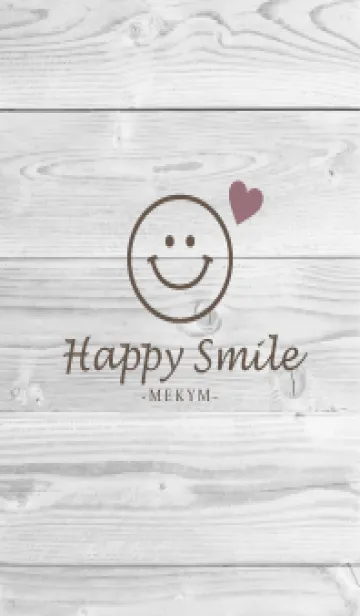 [LINE着せ替え] HAPPY SMILE HEART - MEKYM 21の画像1