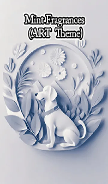 [LINE着せ替え] Mint Fragrance ART Theme134の画像1