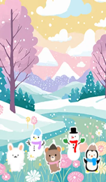 [LINE着せ替え] 可愛い北欧風着せかえ(Winter-185)の画像1