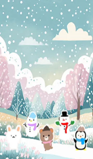 [LINE着せ替え] 可愛い北欧風着せかえ(Winter-183)の画像1