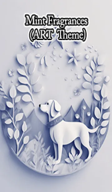 [LINE着せ替え] Mint Fragrance ART Theme139の画像1