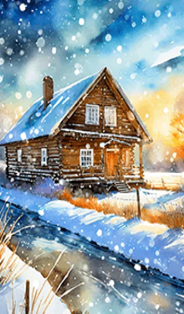 [LINE着せ替え] 優美な冬の風景の着せかえ(Winter-137)の画像1