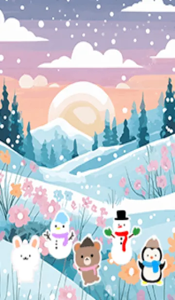 [LINE着せ替え] 可愛い北欧風着せかえ(Winter-191)の画像1