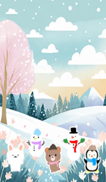 [LINE着せ替え] 可愛い北欧風着せかえ(Winter-193)の画像1