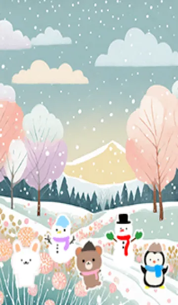 [LINE着せ替え] 可愛い北欧風着せかえ(Winter-194)の画像1