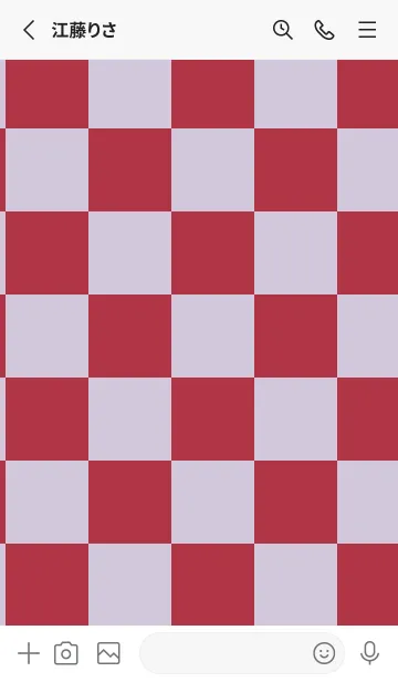 [LINE着せ替え] くすみパープル■茜色.TKCの画像2