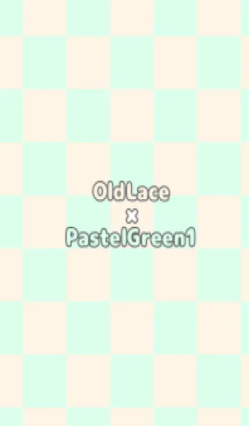 [LINE着せ替え] オールドレース■パステルグリーン1.TKCの画像1