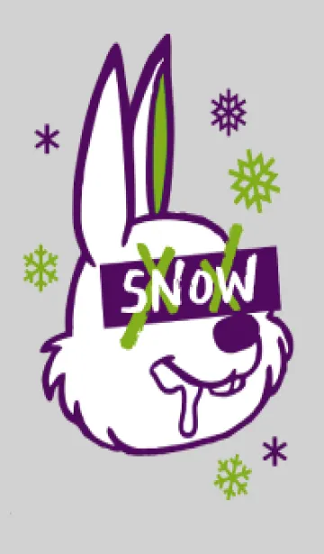 [LINE着せ替え] スノーラビット .3の画像1