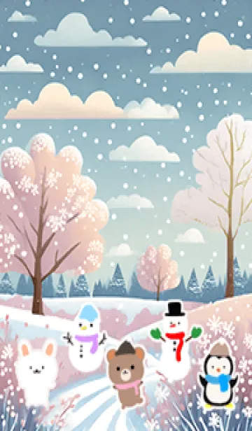 [LINE着せ替え] 可愛い北欧風着せかえ(Winter-195)の画像1