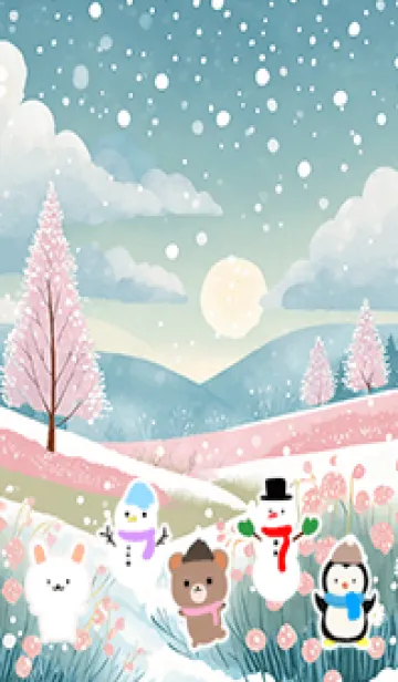 [LINE着せ替え] 可愛い北欧風着せかえ(Winter-198)の画像1