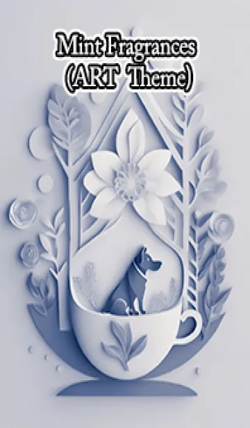 [LINE着せ替え] Mint Fragrance ART Theme147の画像1