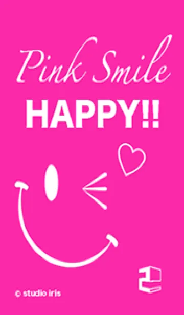 [LINE着せ替え] Pink Smile ！！✨HAPPY！！2✨の画像1