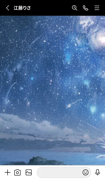 [LINE着せ替え] 秋の夜空#LI012。の画像2