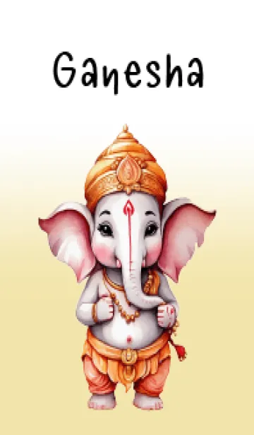 [LINE着せ替え] Love Cute Ganesha Theme (JP)の画像1