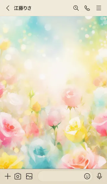 [LINE着せ替え] 薔薇(バラ)の花の着せかえ(R150)の画像2