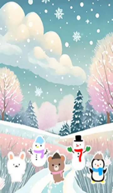 [LINE着せ替え] 可愛い北欧風着せかえ(Winter-208)の画像1