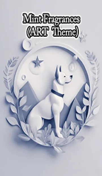 [LINE着せ替え] Mint Fragrance ART Theme153の画像1