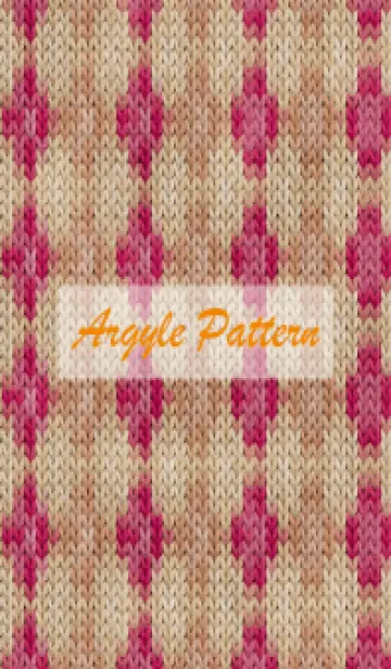 [LINE着せ替え] argyle pattern embroidery 20の画像1