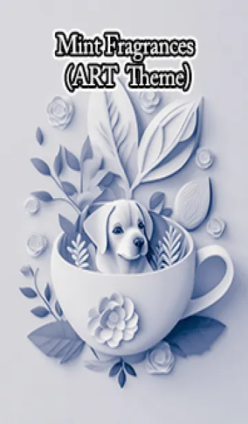 [LINE着せ替え] Mint Fragrance ART Theme156の画像1