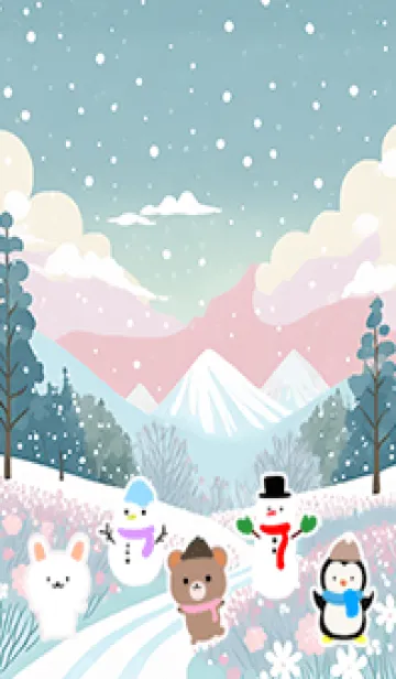 [LINE着せ替え] 可愛い北欧風着せかえ(Winter-203)の画像1