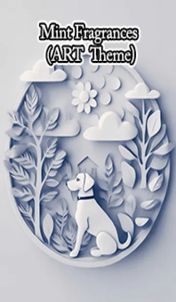 [LINE着せ替え] Mint Fragrance ART Theme157の画像1