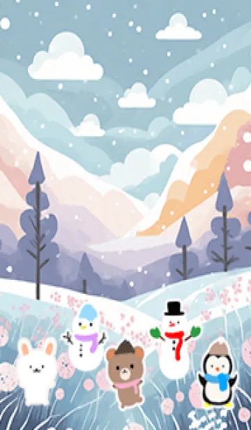 可愛い北欧風着せかえ(Winter-202)の着せ替えメイン画像