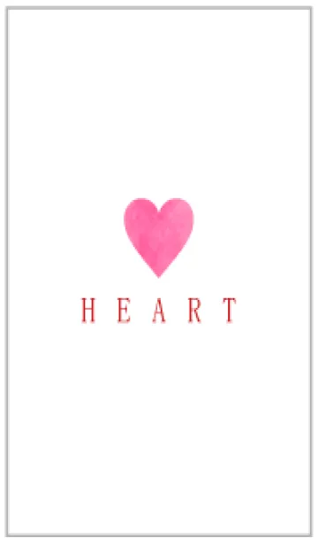 watercolor pink-HEART 81の着せ替えメイン画像