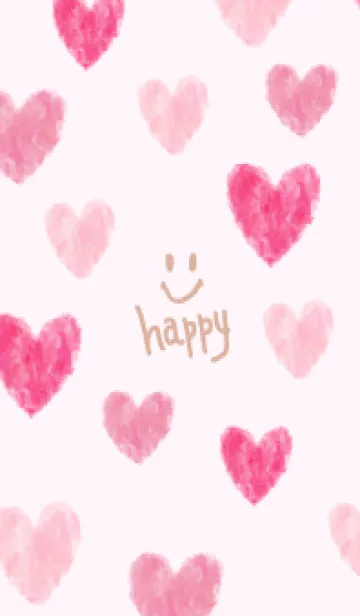 [LINE着せ替え] 大人 水彩 ハート12の画像1